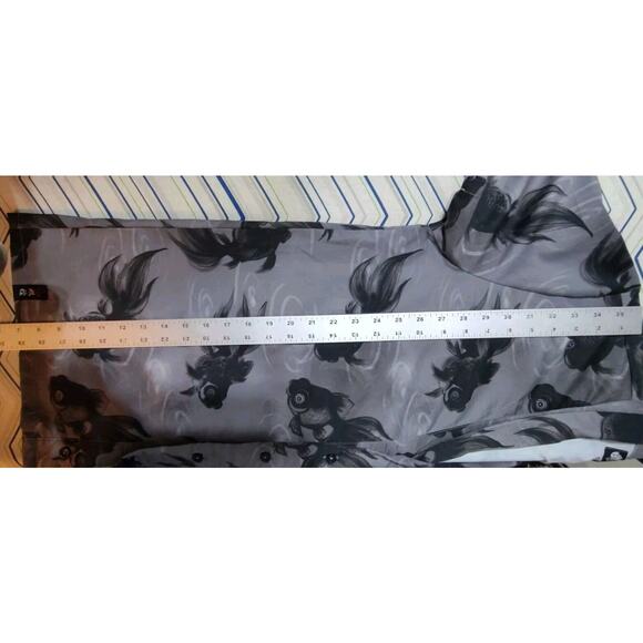 Black Moore Gold Fish Button Shirt Mens Medium - Picture 9 of 9